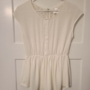 White Jella Couture top